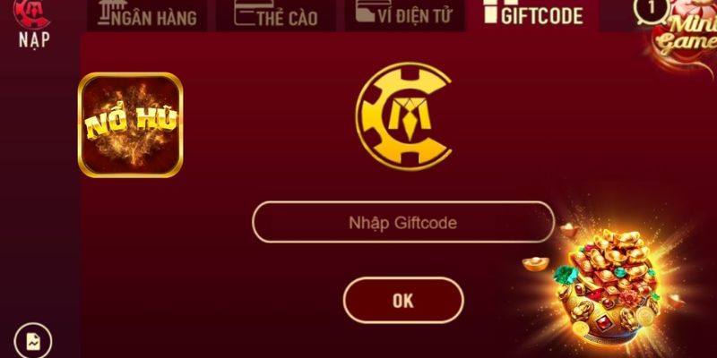 Cách nhận giftcode nổ hũ
