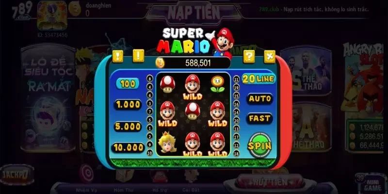 Nổ hũ Super Mario lưu ý